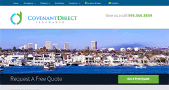 Desktop Screenshot of covenantdirectinsurance.com